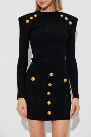 Balmain Sweater with decorative buttons