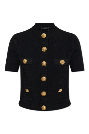 Short-sleeve cardigan