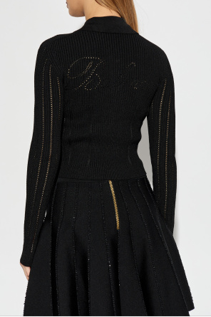 Balmain Lace sweater with collar