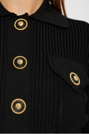Balmain Lace sweater with collar