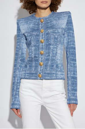 Balmain Cardigan mit Druckknöpfen
