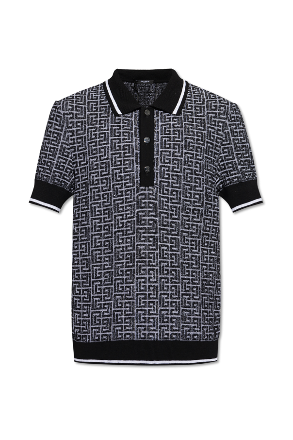 Balmain Polo z monogramem