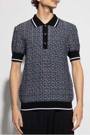 Balmain Polo z monogramem