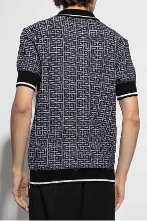 Balmain Polo z monogramem