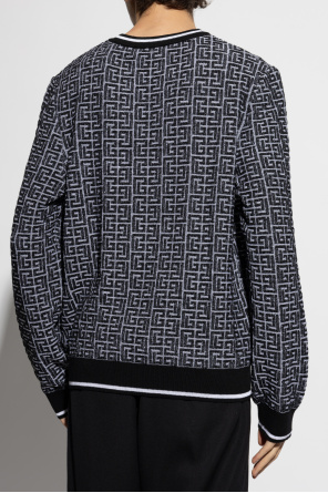 Balmain Sweter z monogramem