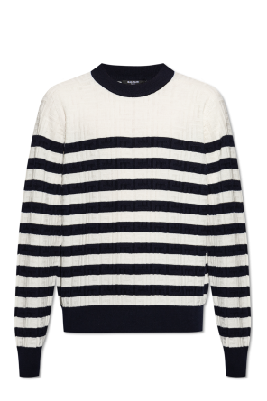 Sweater with striped pattern