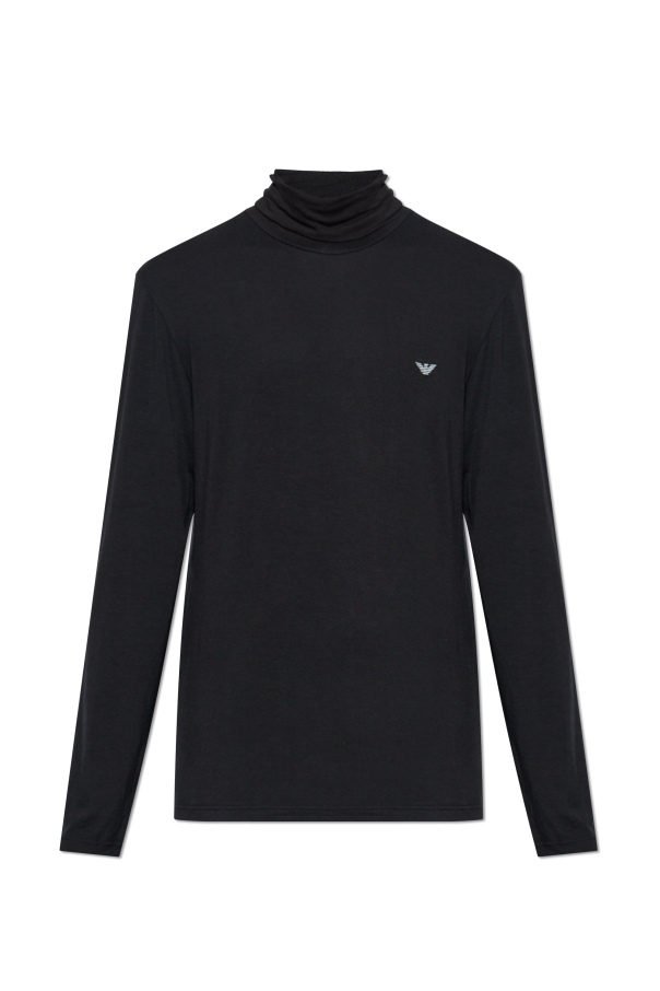 Turtleneck with logo od Emporio Armani