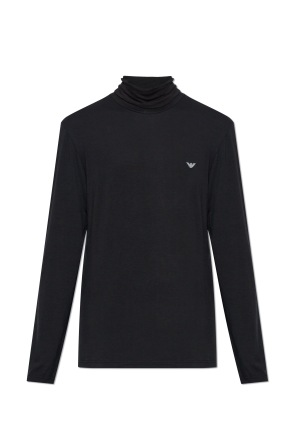 Turtleneck with logo od Emporio Armani