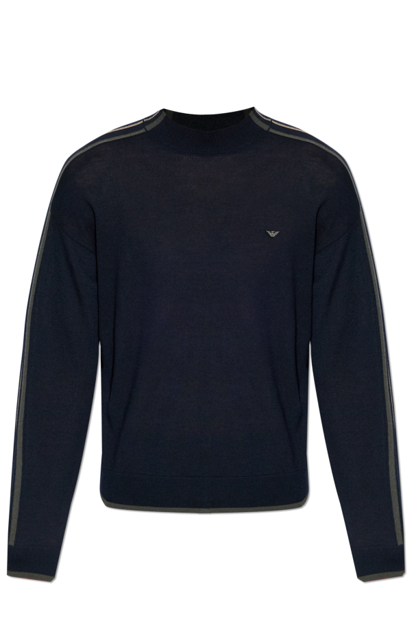 Emporio Armani Sweter z wyszytym logo
