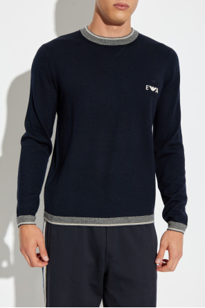 Emporio Armani Wool sweater with logo