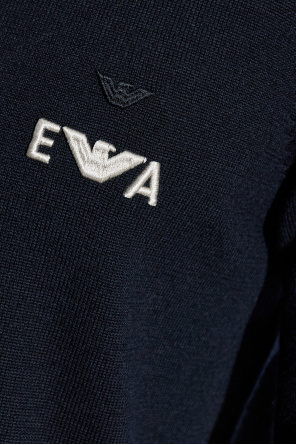 Emporio Armani Wool sweater with logo