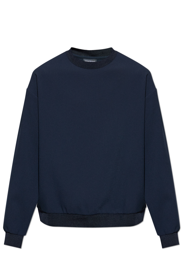 Sweatshirt with a crew neck od Emporio Armani