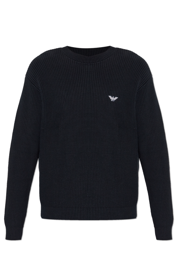 Emporio Armani Pullover mit Logo-Patch