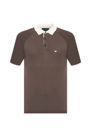 Polo with embroidered logo