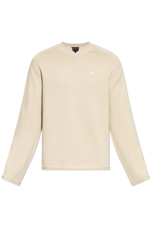 Sweater with embroidered logo