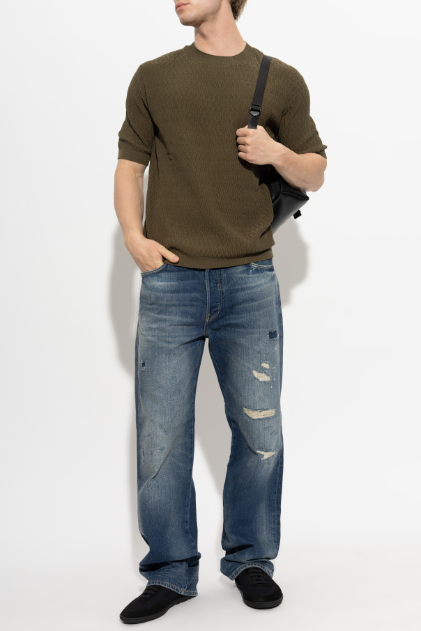 Emporio Armani Sweter z logo
