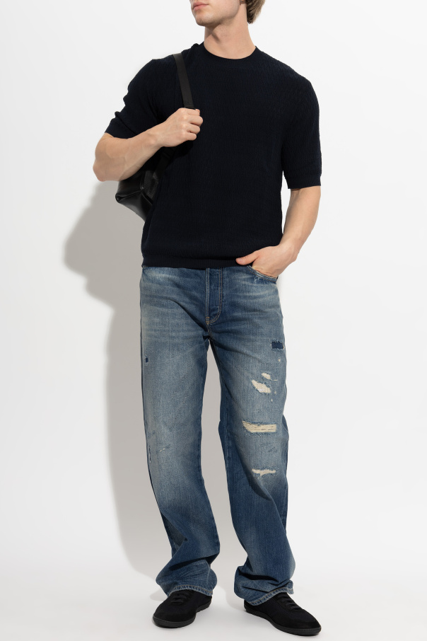 Emporio Armani Sweter z logo