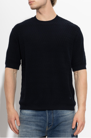 Emporio Armani Sweter z logo