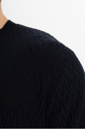 Emporio Armani Sweter z logo