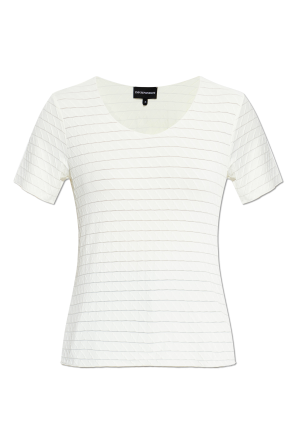 Top with a round neckline