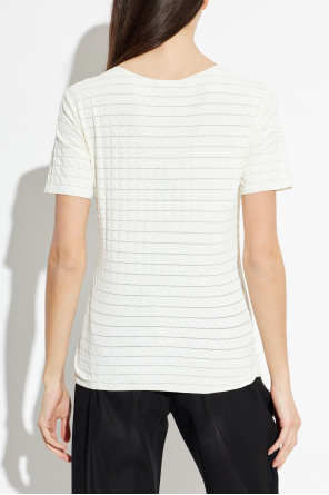 Emporio Armani Top with a round neckline