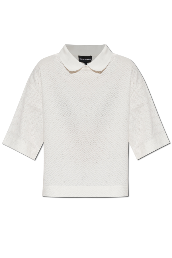 Oversized top od Emporio Armani