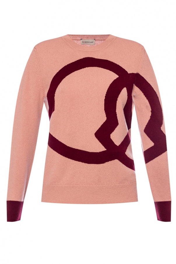 moncler pink sweater