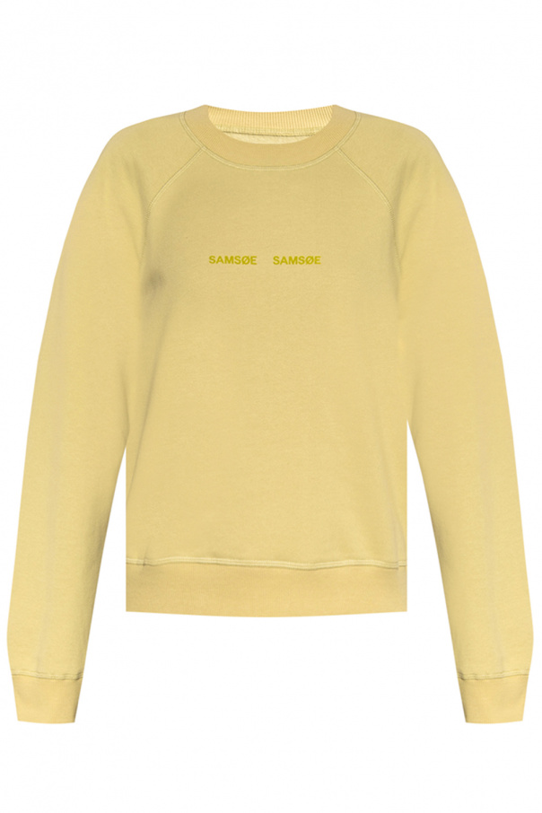 Samsøe Samsøe Wool sweatshirt with logo