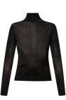 Samsøe Samsøe BLACK Lurex trim turtleneck sweater