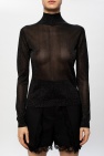 Samsøe Samsøe BLACK Lurex trim turtleneck sweater