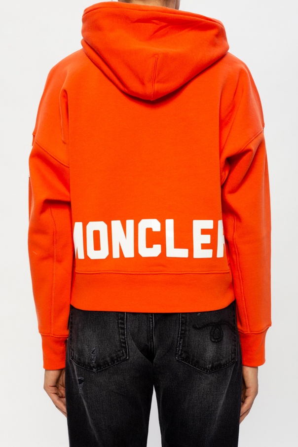 moncler hoodie orange