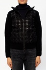 Moncler BLACK Ribbed cardigan with logo