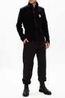 Moncler Grenoble BLACK ‘Maglia’ fleece jacket