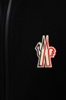 Moncler Grenoble BLACK ‘Maglia’ fleece jacket