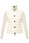 Moncler Grenoble cream Sweater with padded front