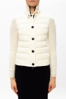 Moncler Grenoble cream Sweater with padded front