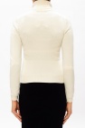 Moncler Grenoble cream Sweater with padded front