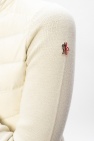 Moncler Grenoble cream Sweater with padded front