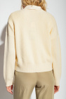 Samsøe Samsøe cream ‘Joanne’ V-neck sweater