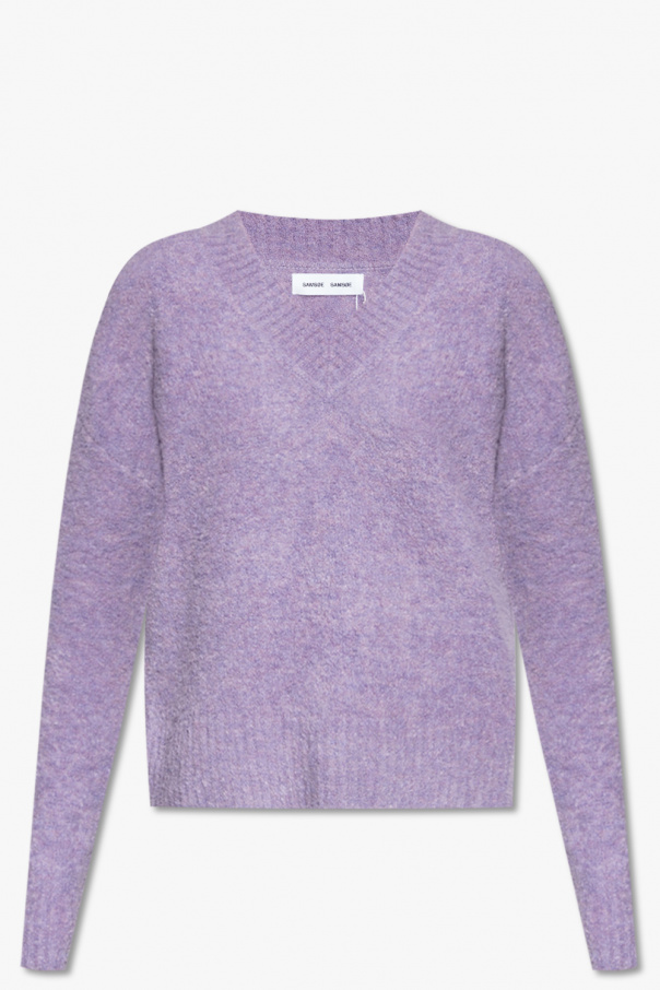 Samsøe Samsøe ‘Mila’ V-neck bomber sweater