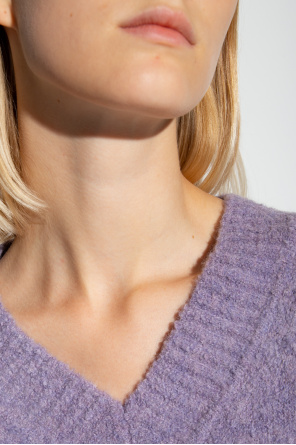Samsøe Samsøe ‘Mila’ V-neck accessories sweater