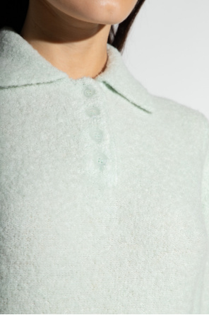 Samsøe Samsøe ‘Jessi’ Bluebird sweater with collar