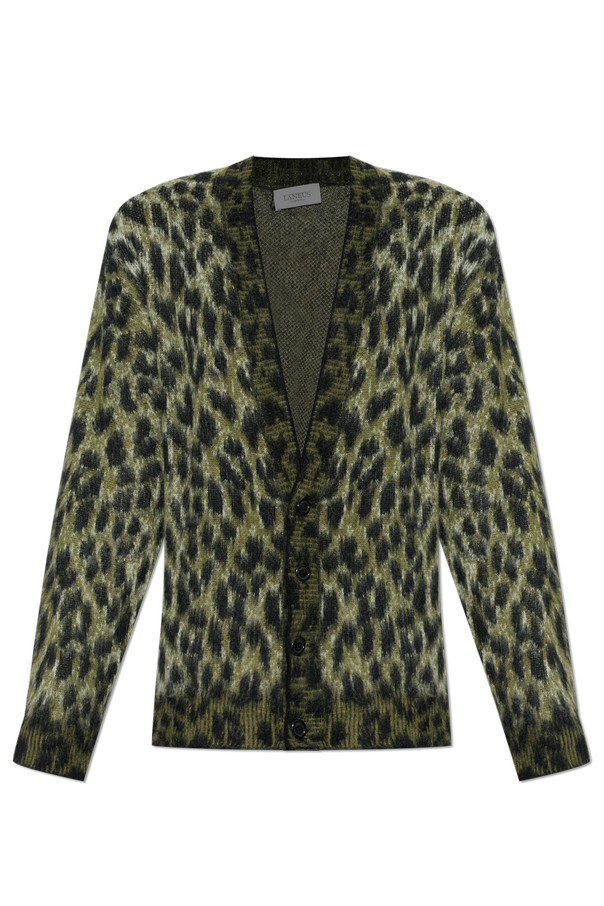 Animal motif cardigan od Laneus