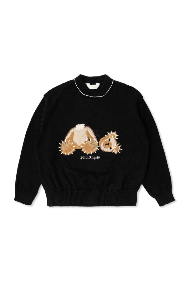 Embroidered Sweater od Palm Angels Kids