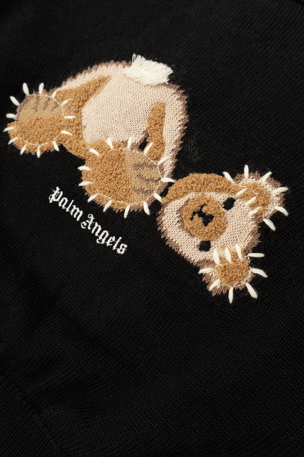 Palm Angels Kids Embroidered Sweater