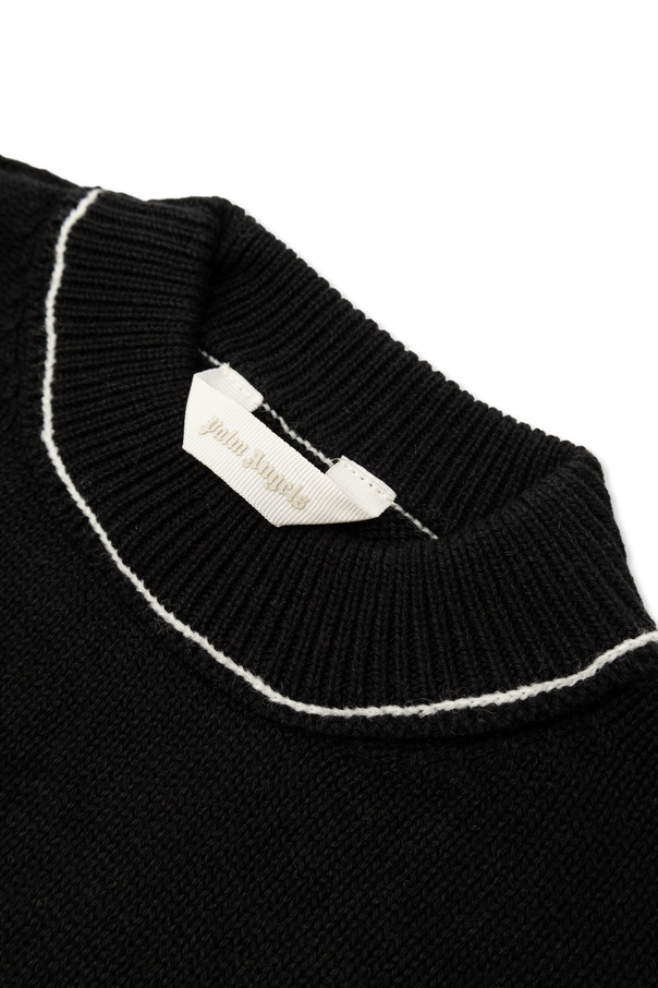 Palm Angels Kids Embroidered Sweater