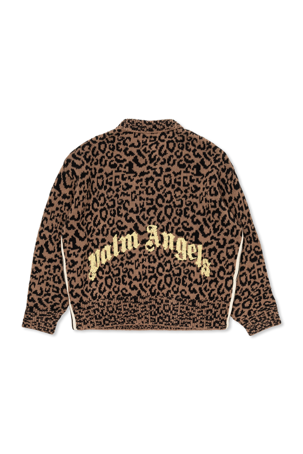 Palm Angels Kids Sweater with Embroidered Logo