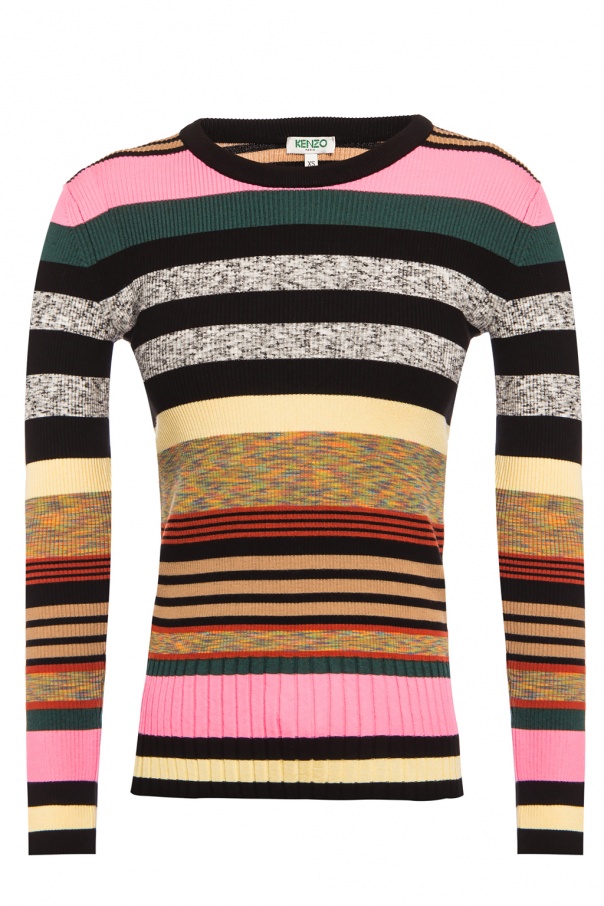 Cream Striped sweater Kenzo - Vitkac GB