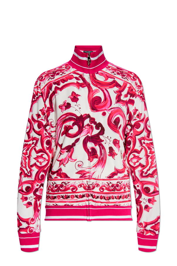 Dolce & Gabbana Sweatshirt with Majolica pattern