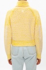 Kenzo YELLOW Wool roll neck sweater
